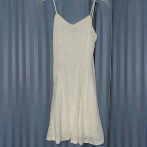 White floral dress medium